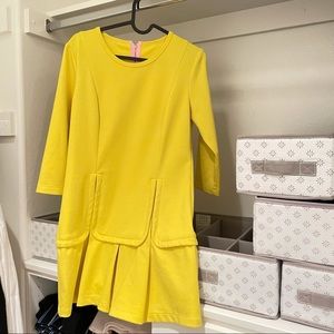 lemon yellow dress